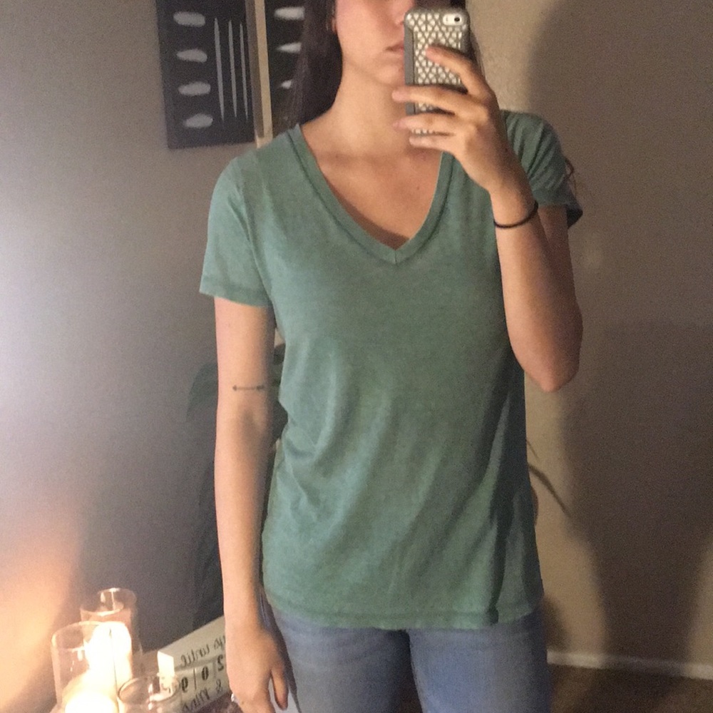 Green tee shirt